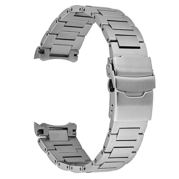 Silver Stainless Steel Strap