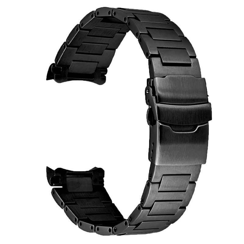 Black Stainless Steel Strap